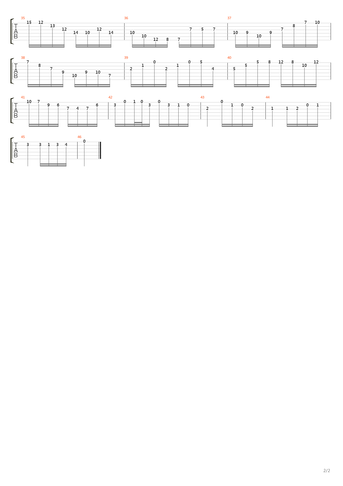 0-7-2吉他谱