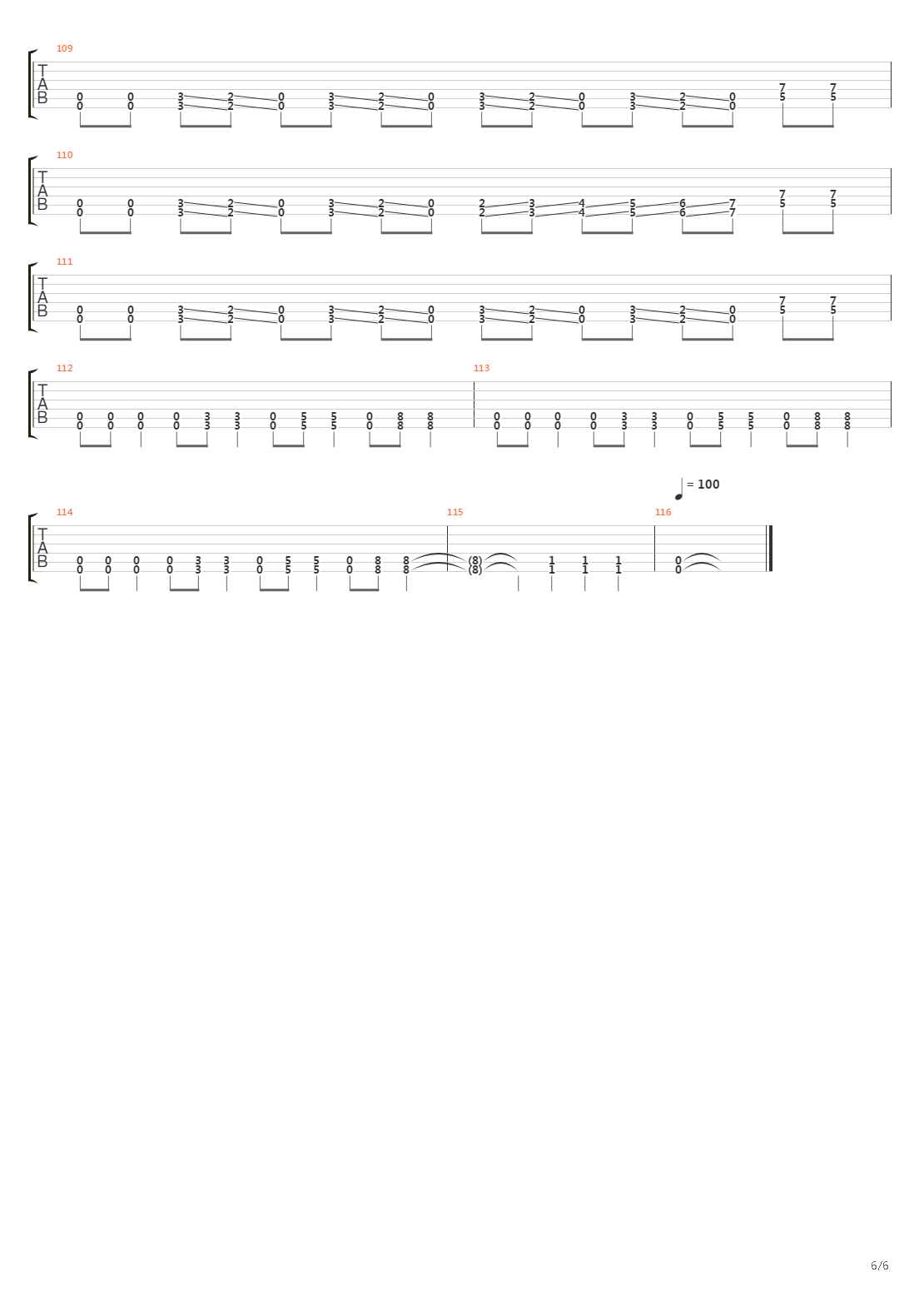 Elixir吉他谱