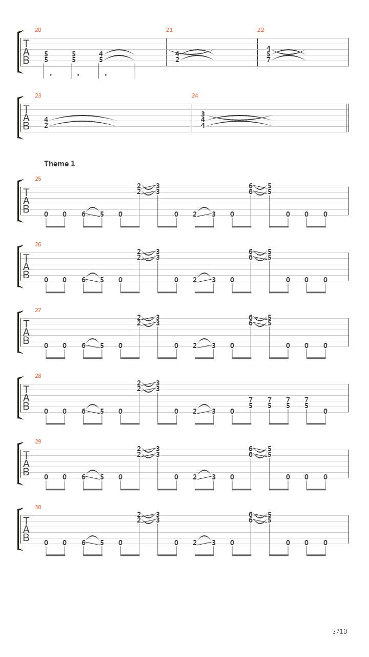 Elixir吉他谱