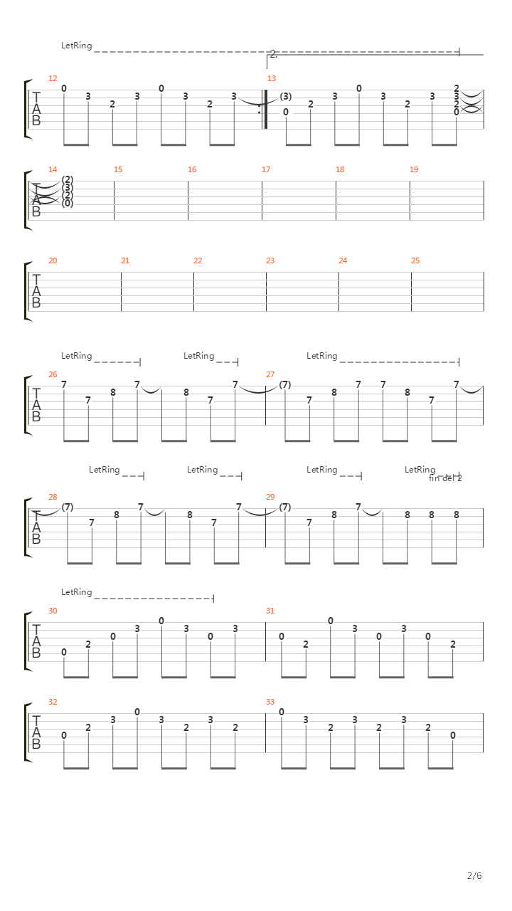 Namida吉他谱