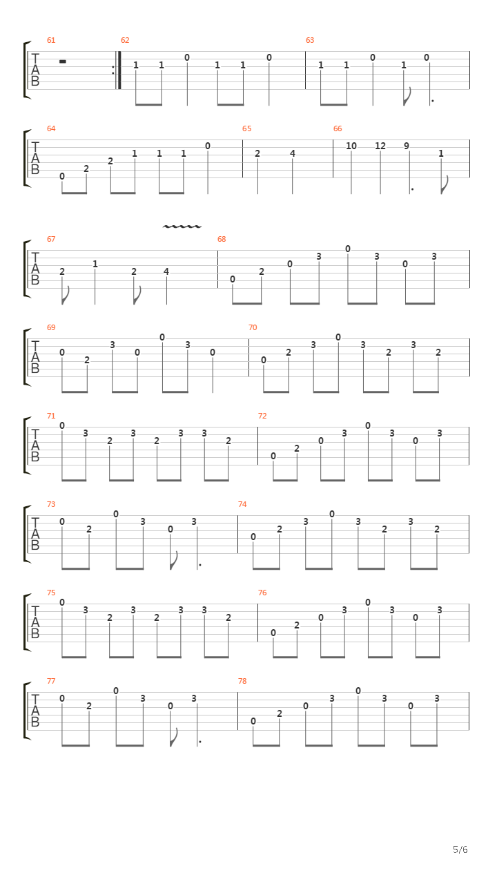 Namida吉他谱