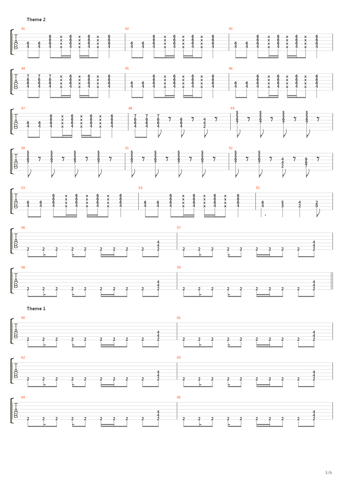 Paradise Express吉他谱