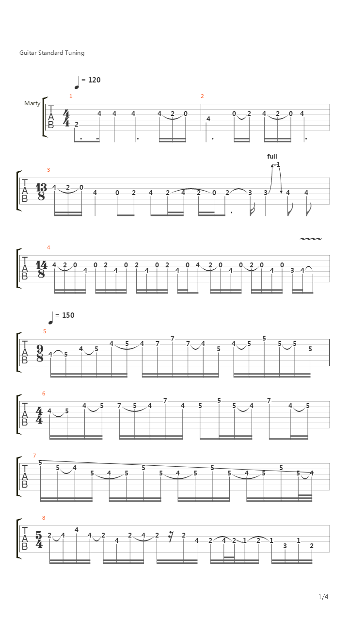 Solo 1吉他谱