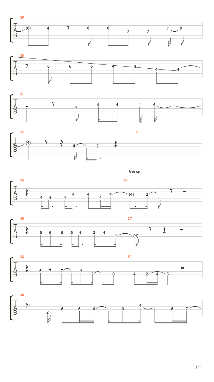 Bent吉他谱