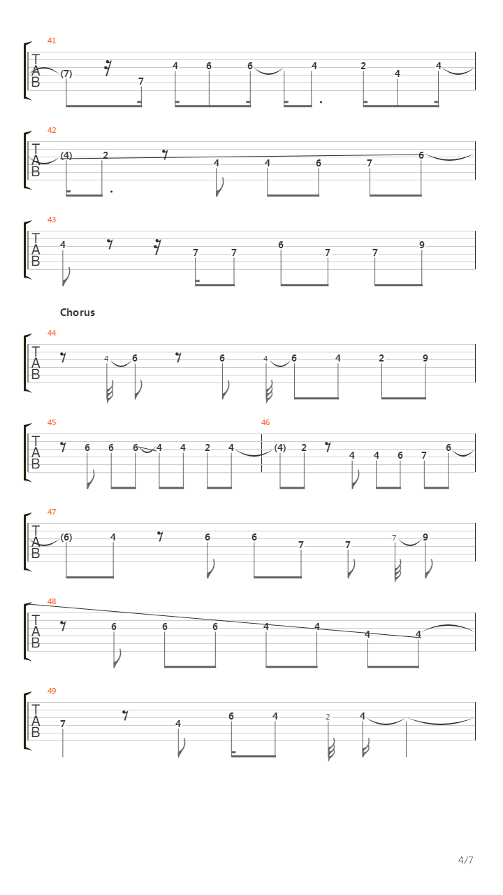 Bent吉他谱