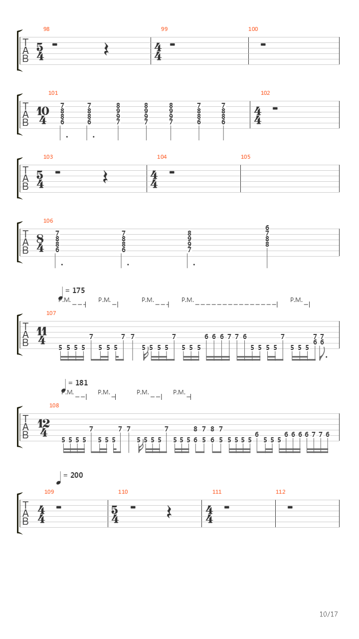 Crystalized Pain In Deconstruction吉他谱