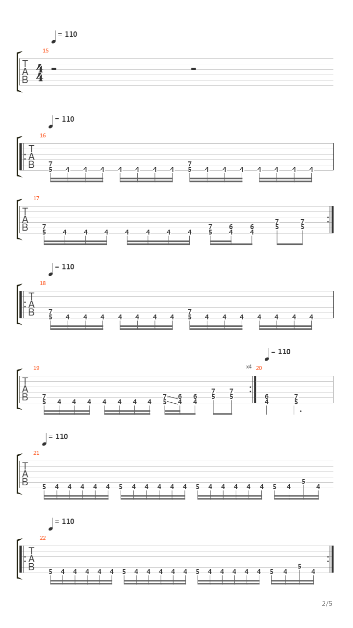 Necrolust吉他谱