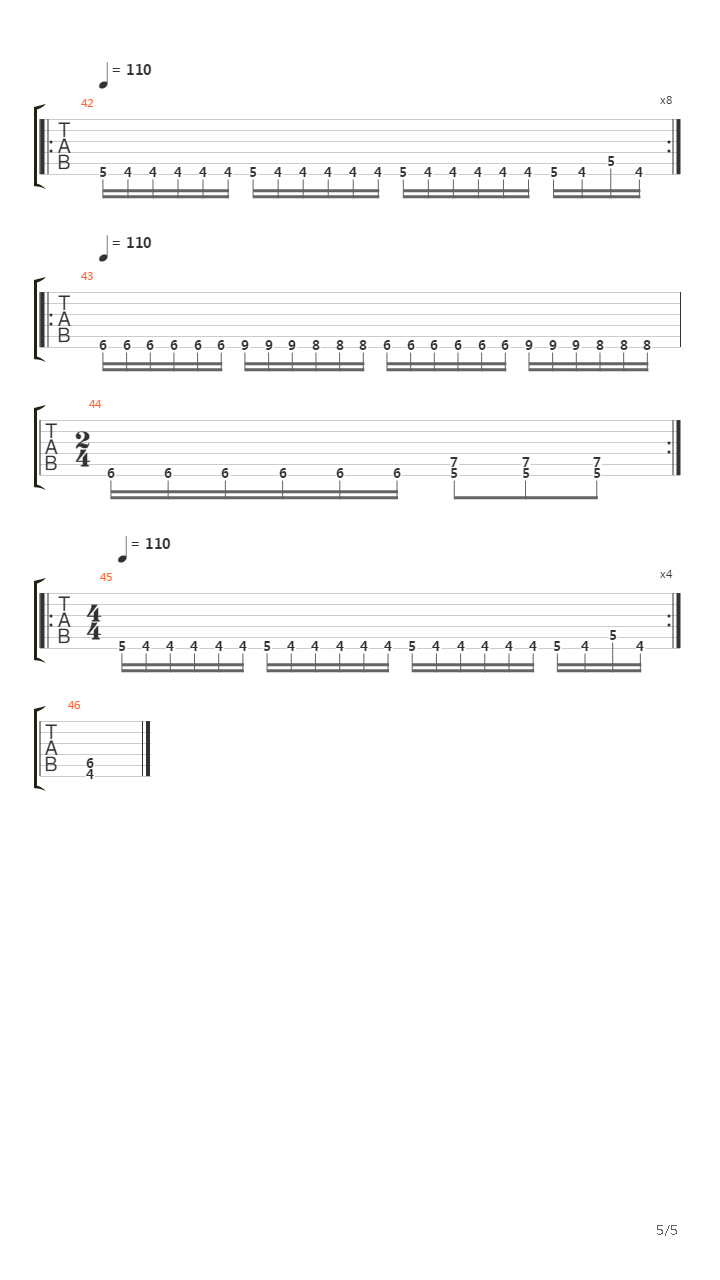 Necrolust吉他谱