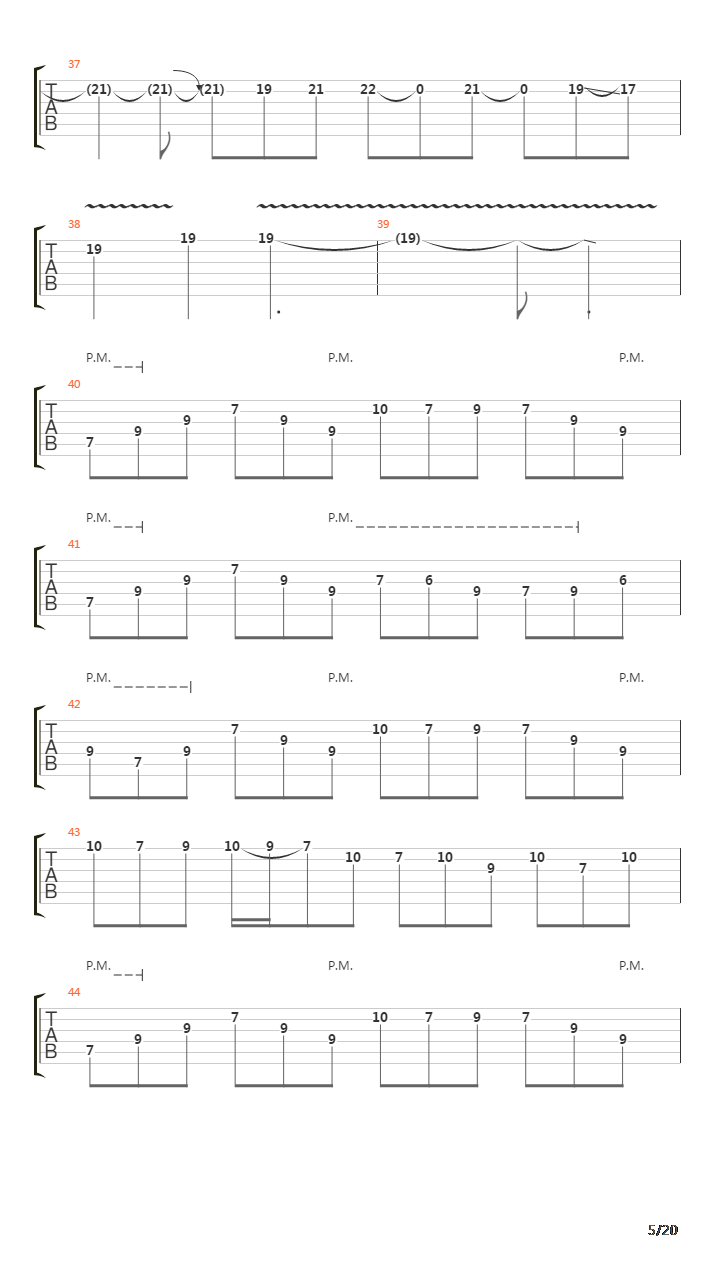 Glasgow Kiss吉他谱