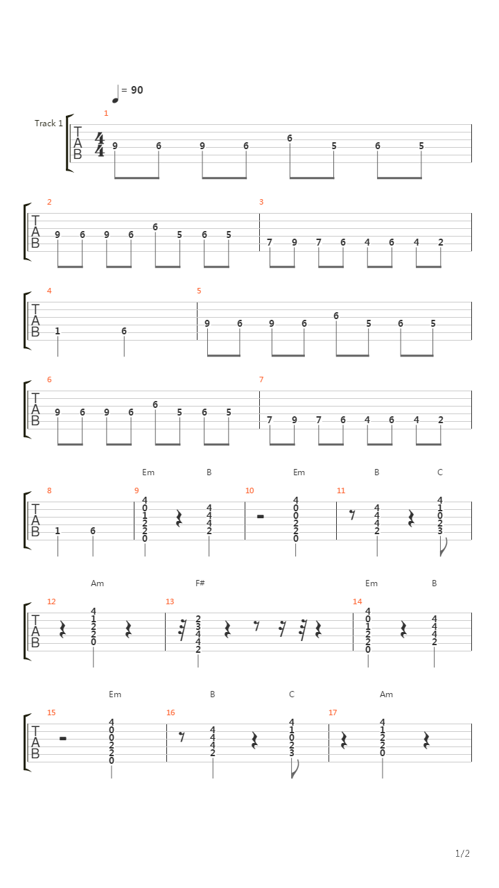 Transylvania吉他谱