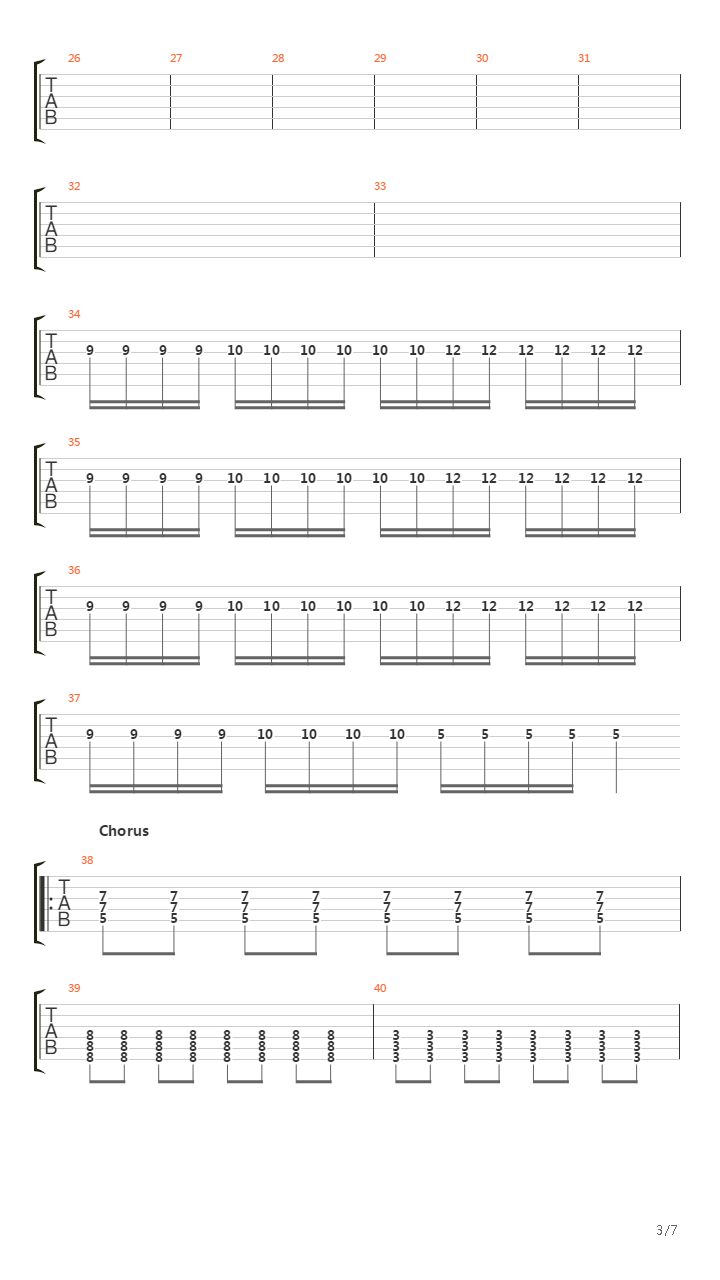 5 Marz吉他谱