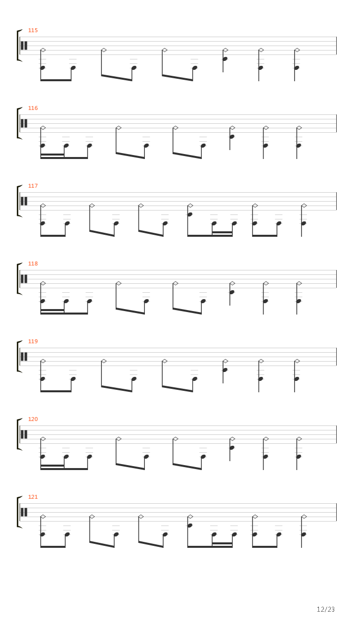 Kaltes Grab吉他谱