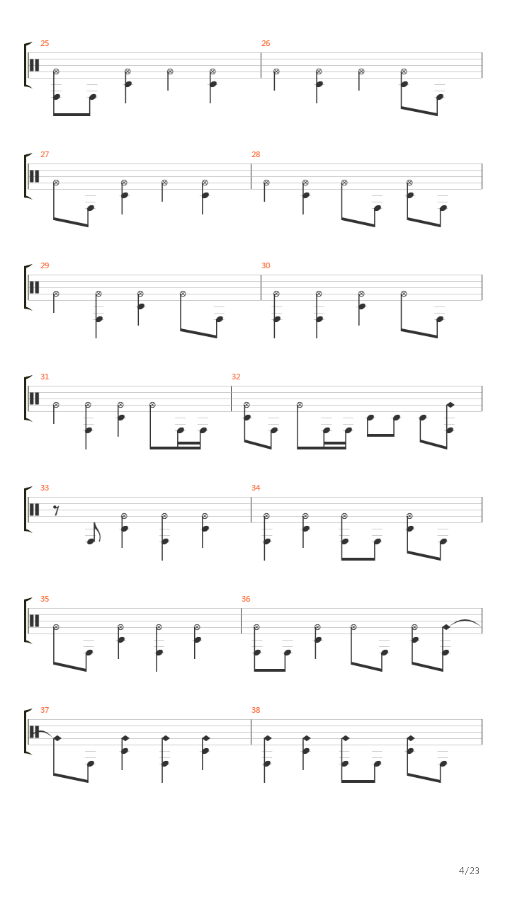 Kaltes Grab吉他谱