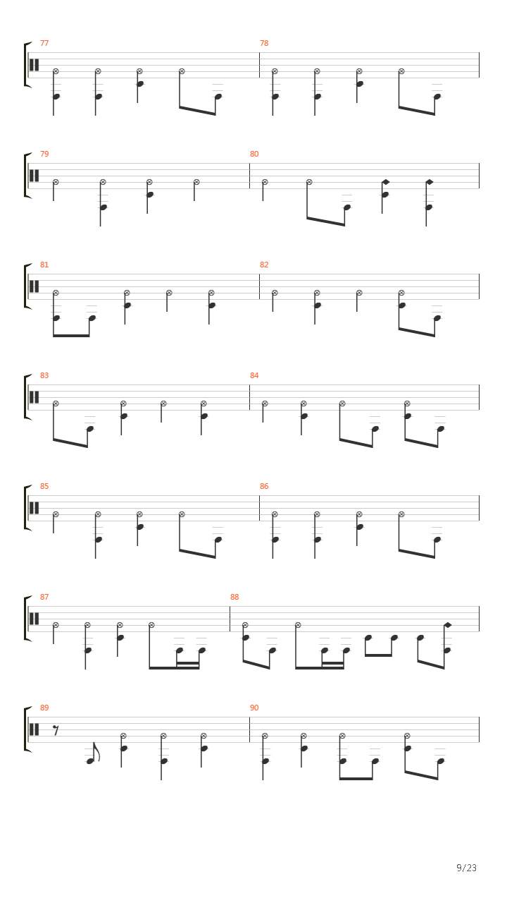 Kaltes Grab吉他谱