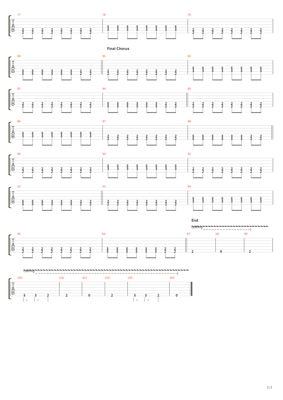 Teufel吉他谱