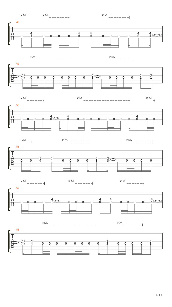 Bleed吉他谱