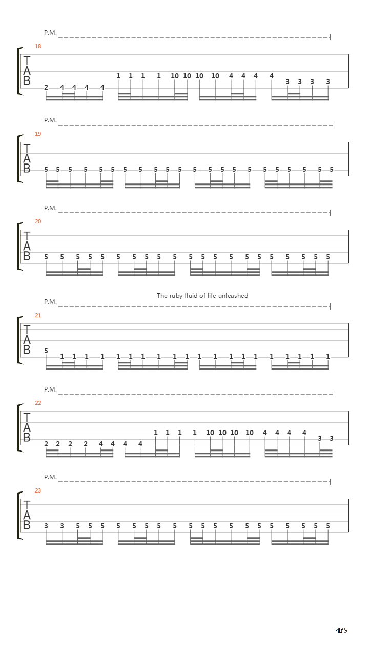 Bleed吉他谱