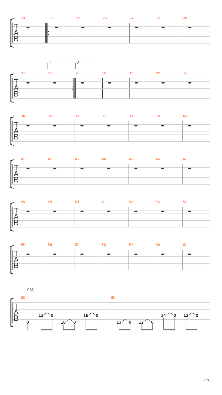 Combustion吉他谱