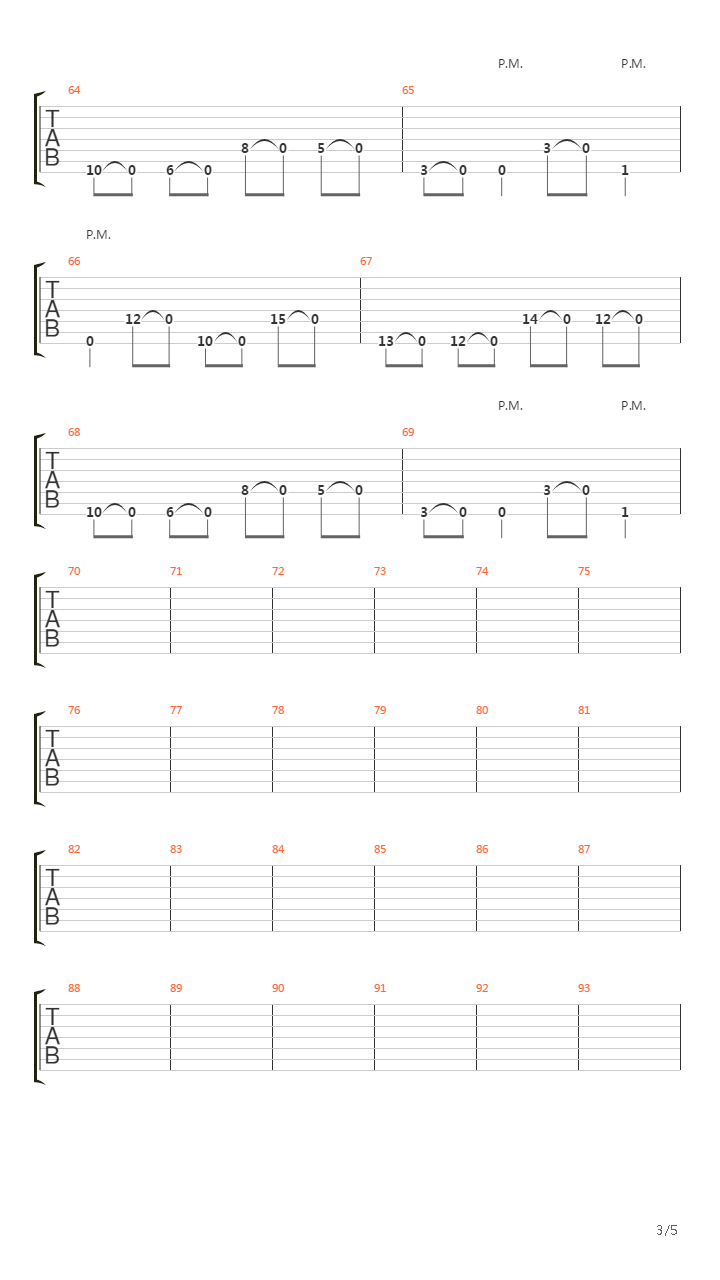 Combustion吉他谱