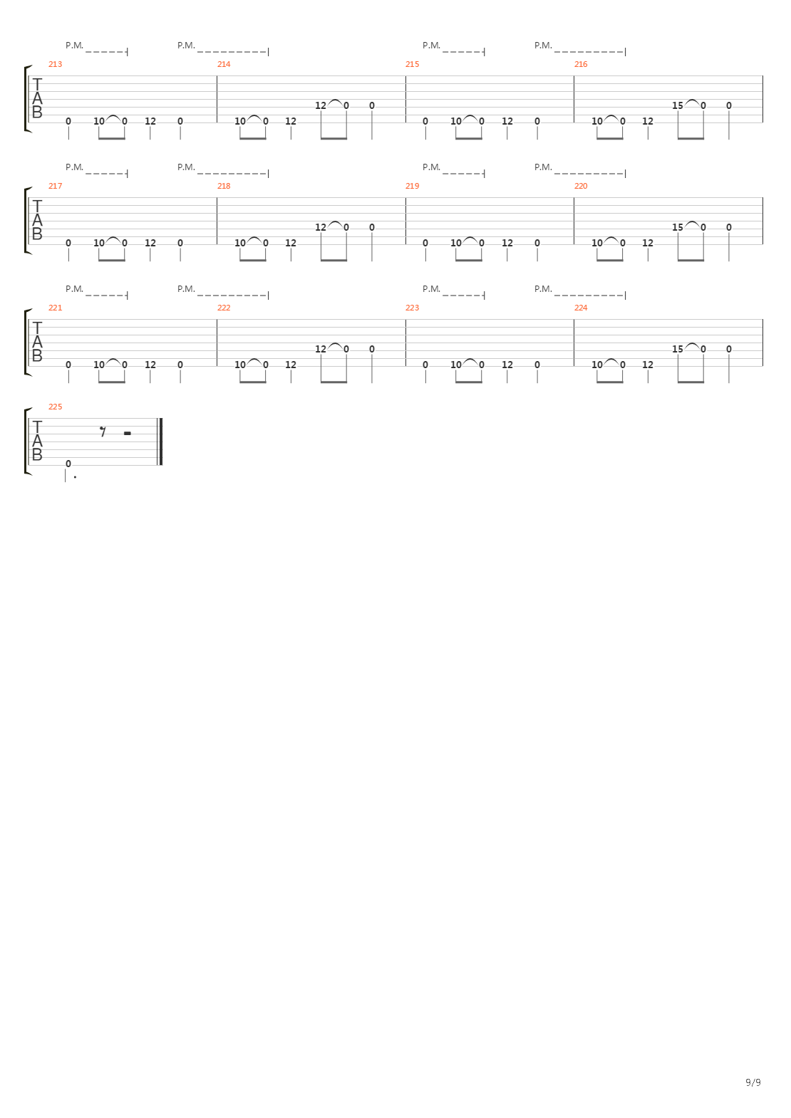 Combustion吉他谱