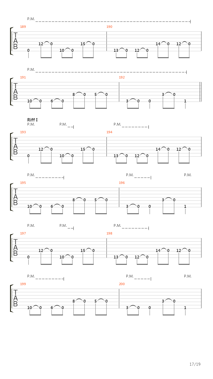 Combustion吉他谱