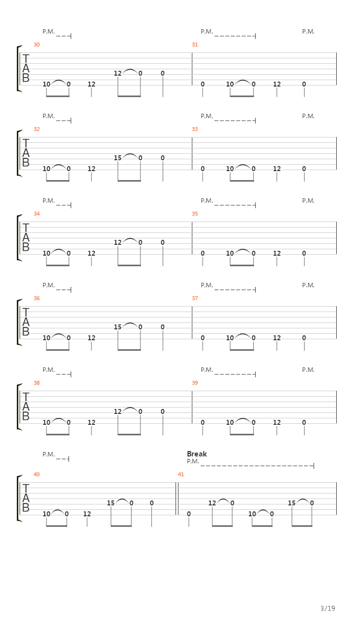 Combustion吉他谱