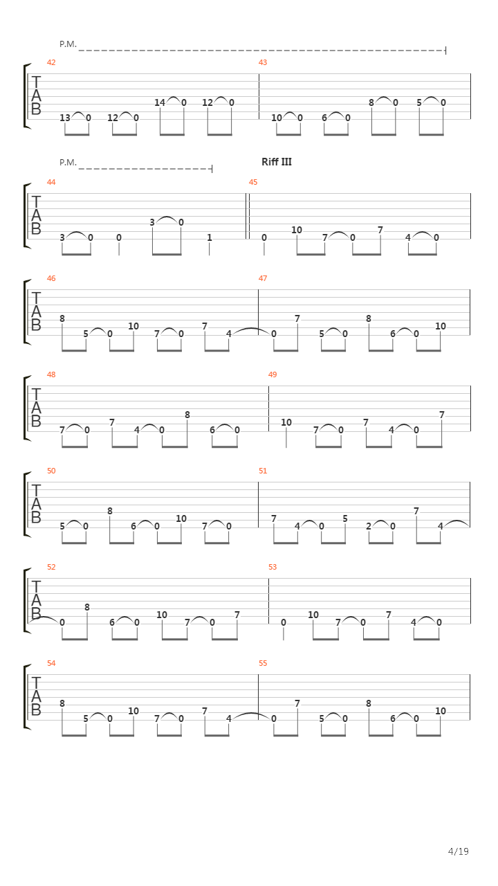 Combustion吉他谱