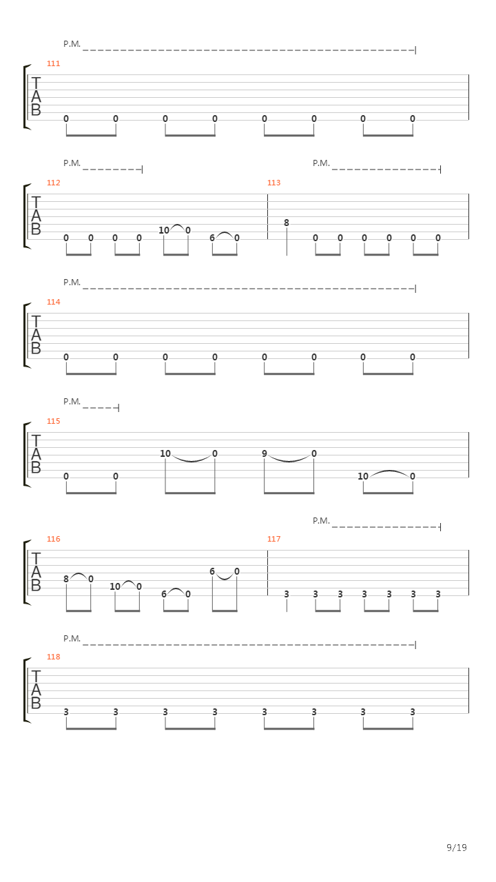 Combustion吉他谱