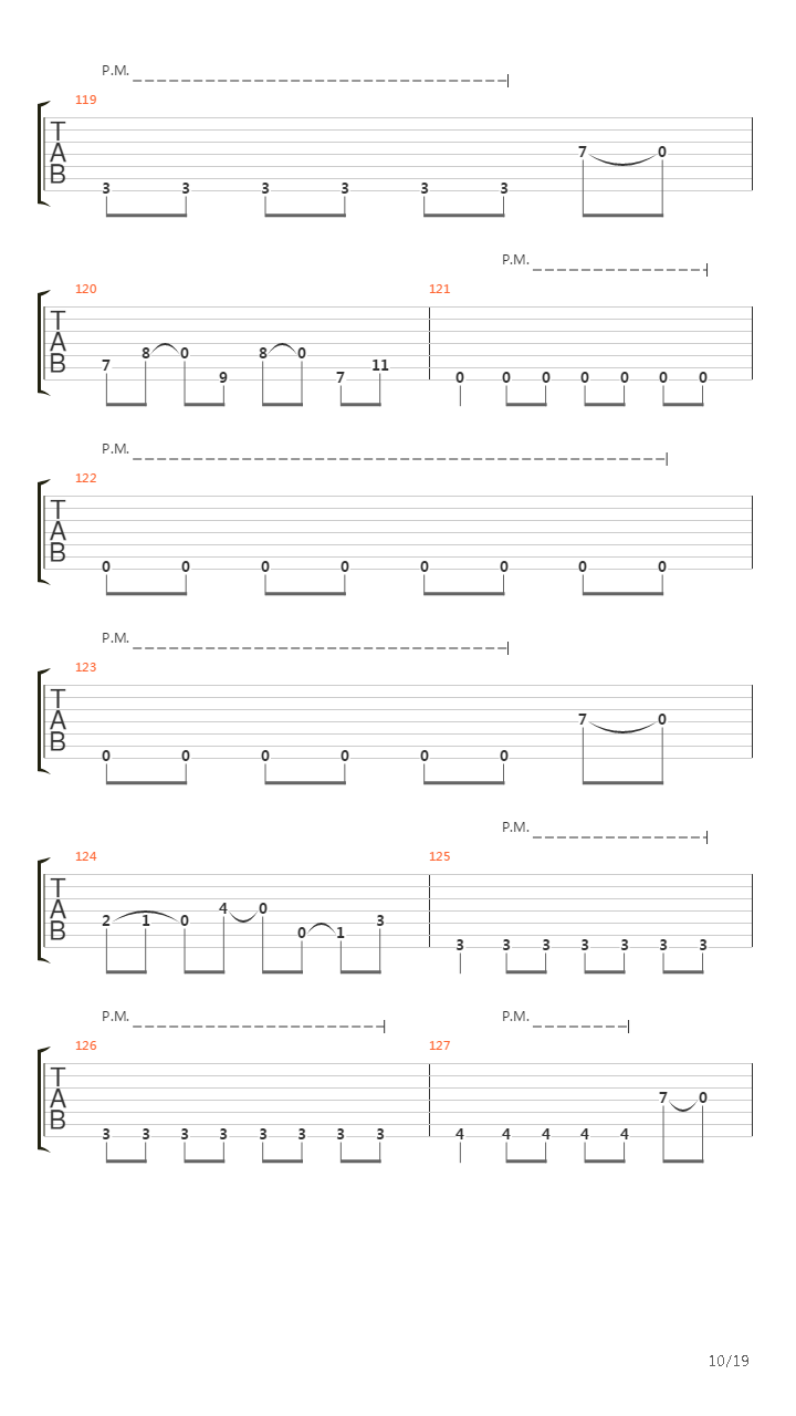 Combustion吉他谱