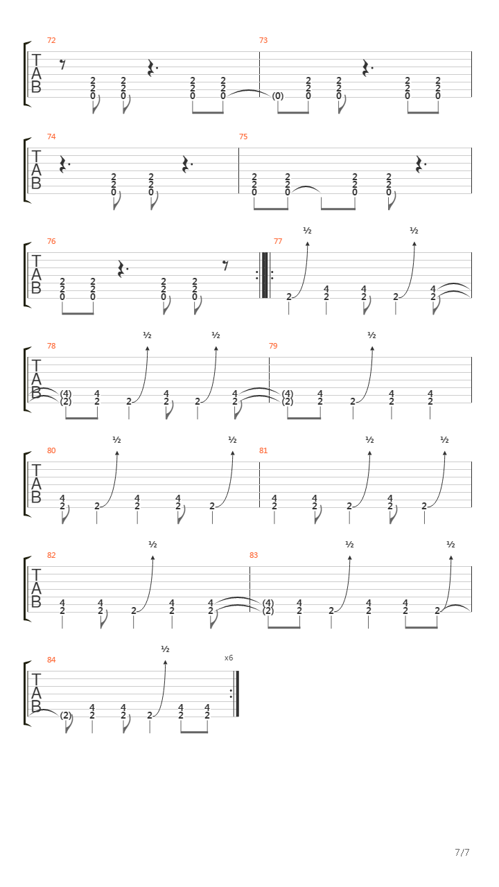 Corridor Of Chameleons吉他谱