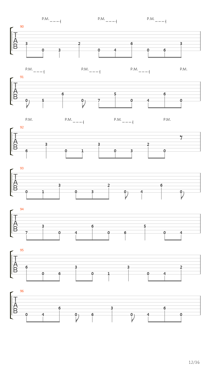 Dancers To A Discordant System吉他谱