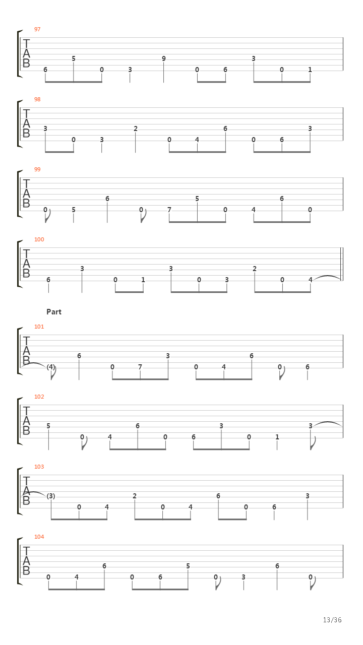 Dancers To A Discordant System吉他谱