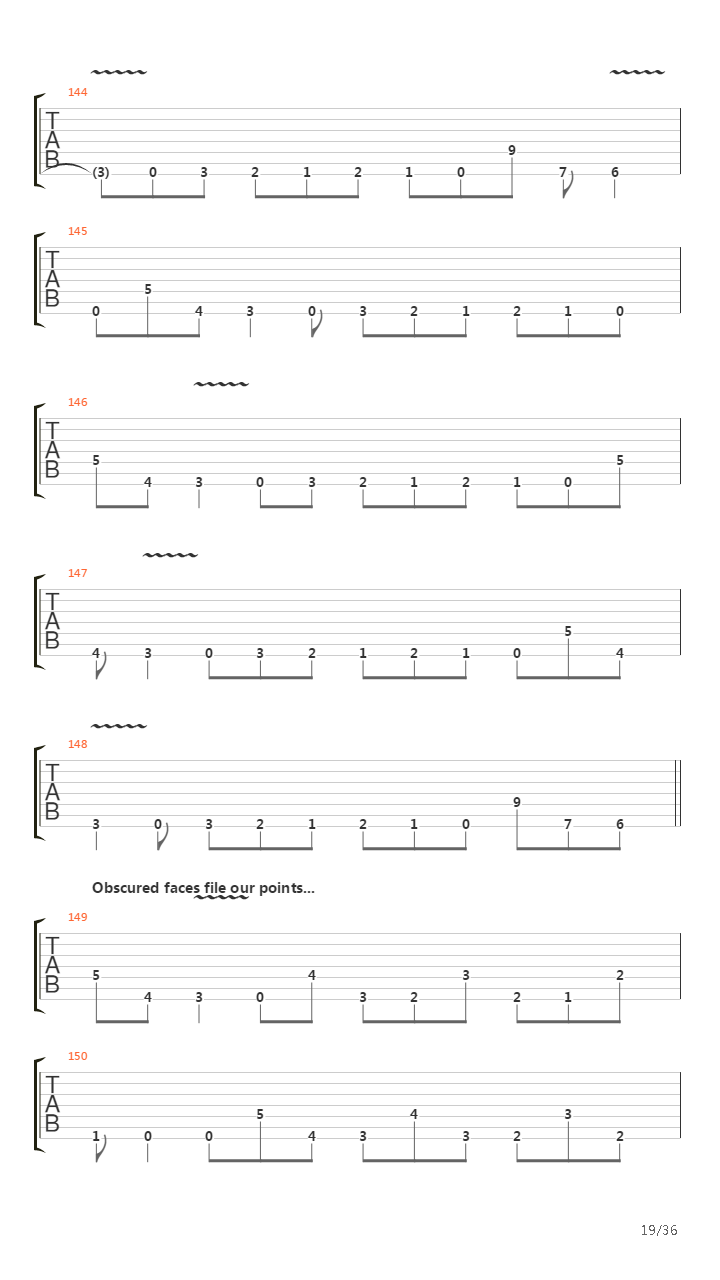 Dancers To A Discordant System吉他谱