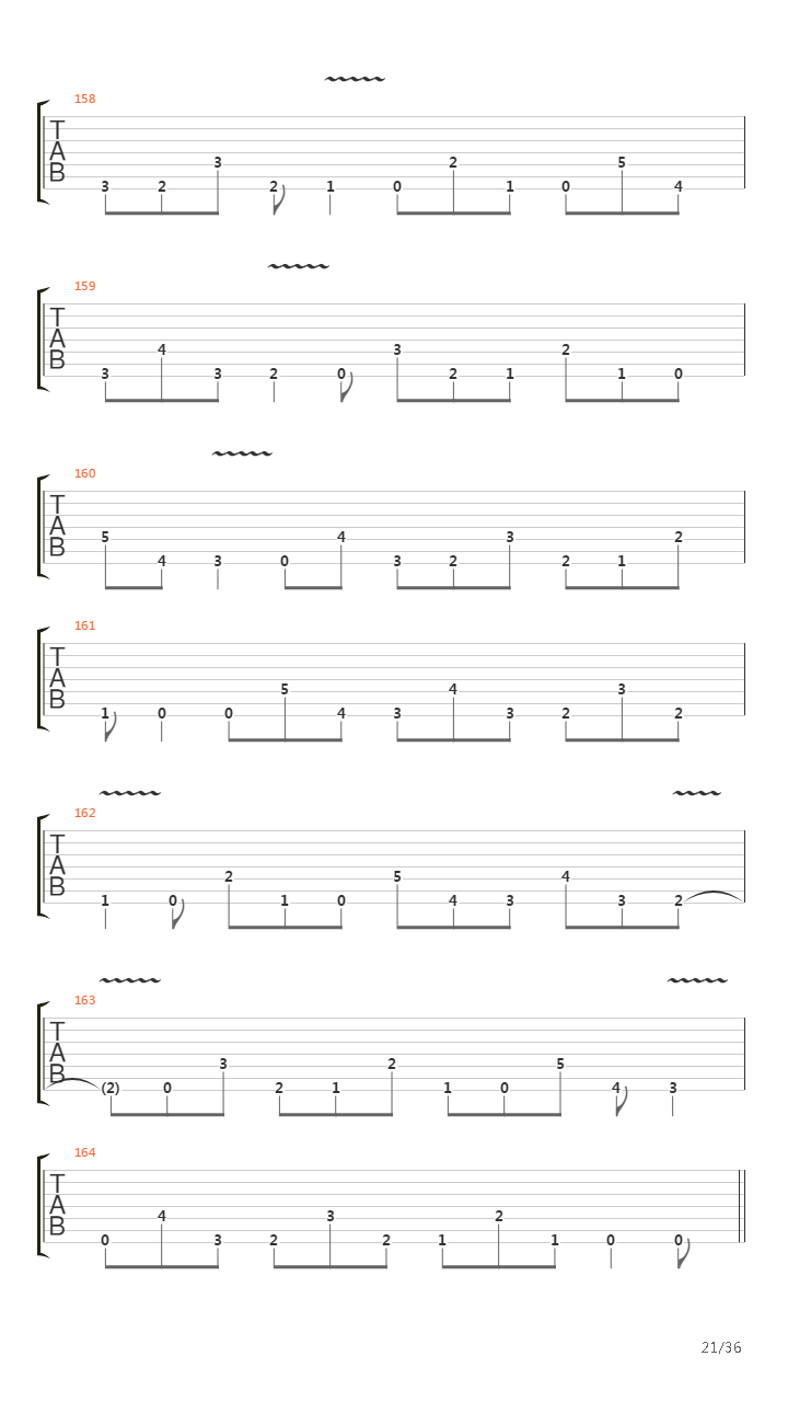 Dancers To A Discordant System吉他谱