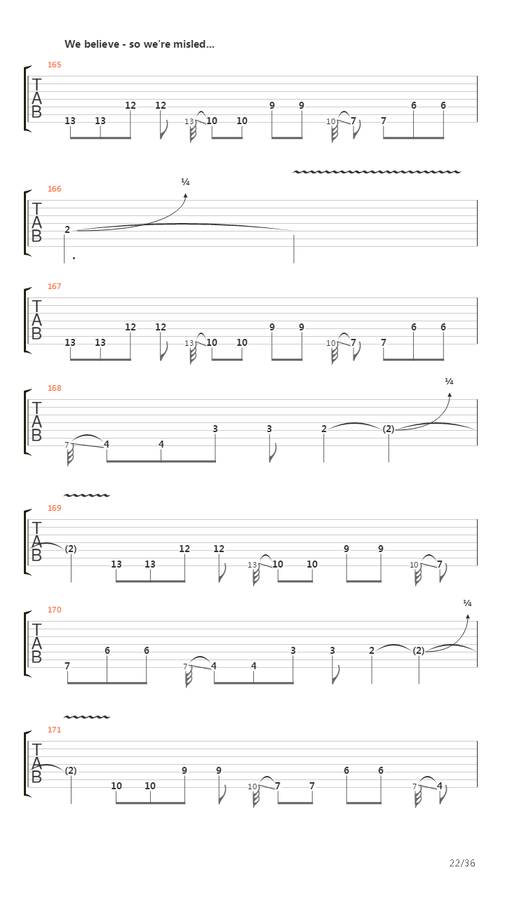 Dancers To A Discordant System吉他谱