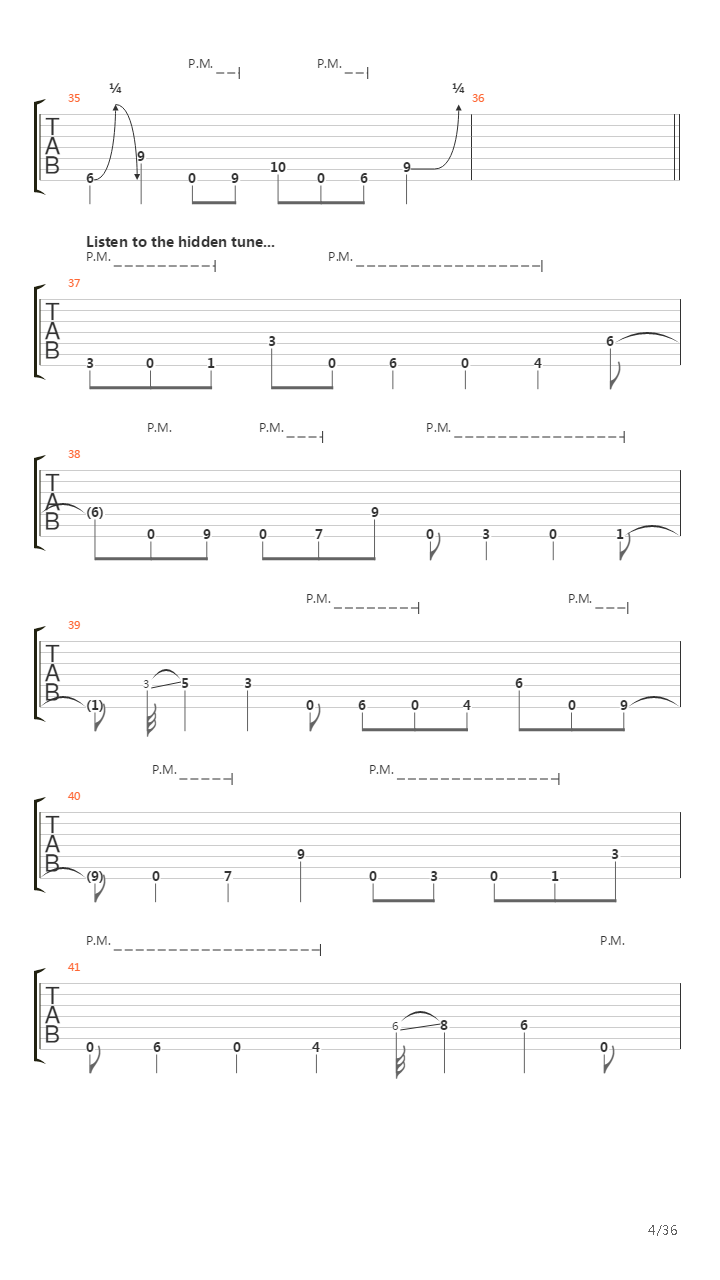 Dancers To A Discordant System吉他谱