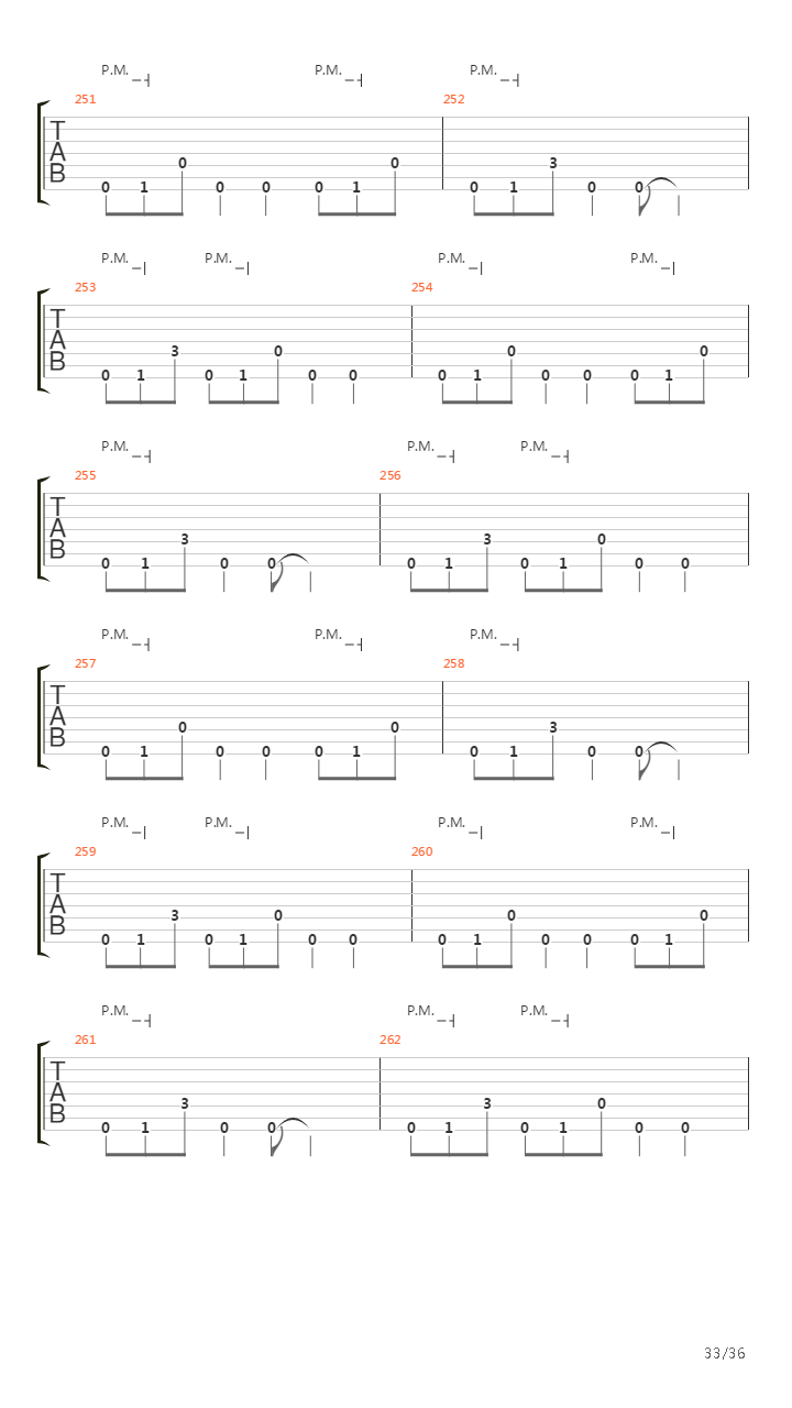 Dancers To A Discordant System吉他谱