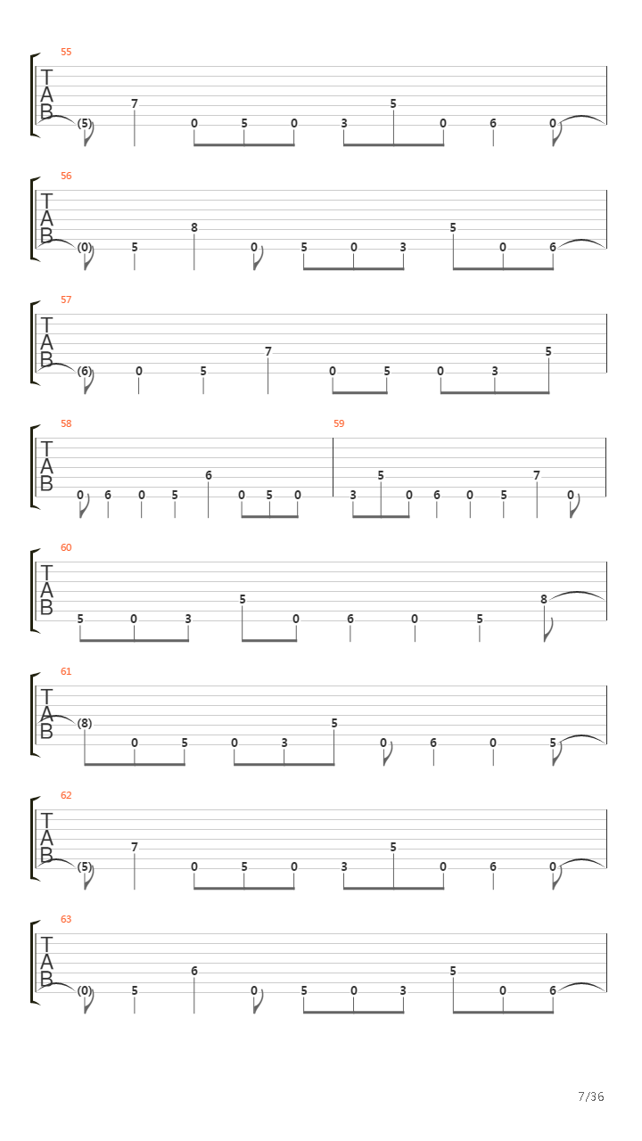 Dancers To A Discordant System吉他谱
