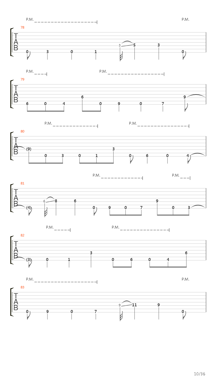 Dancers To A Discordant System吉他谱