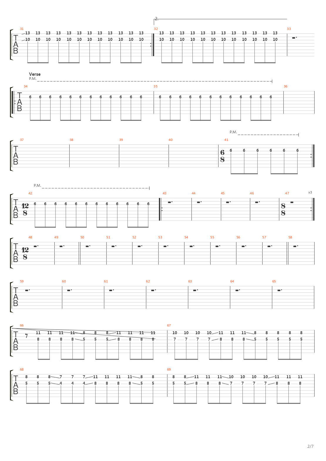 Dancers To A Discordant System吉他谱