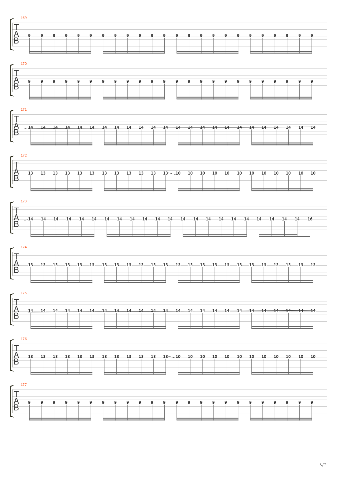 Dancers To A Discordant System吉他谱