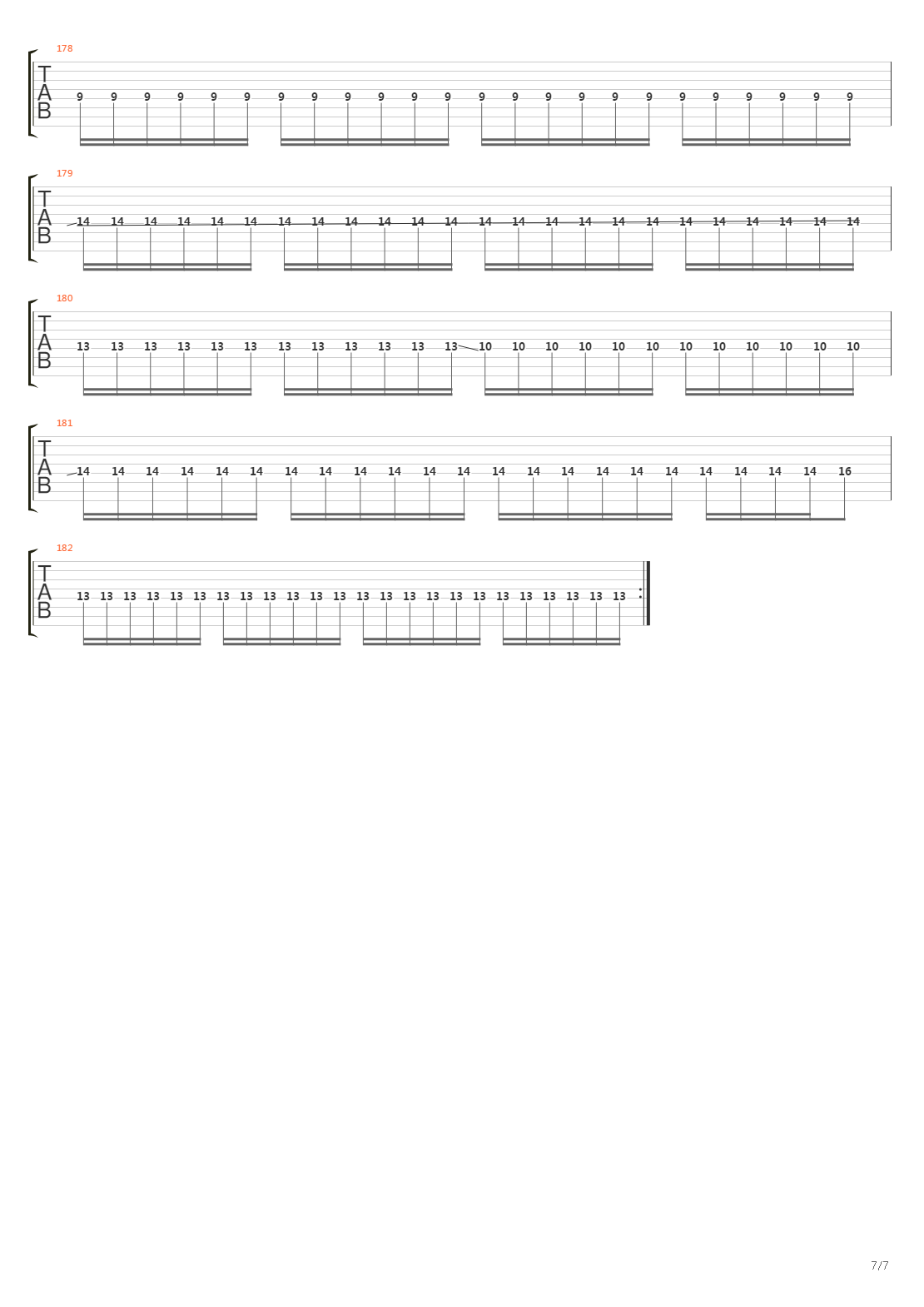 Dancers To A Discordant System吉他谱