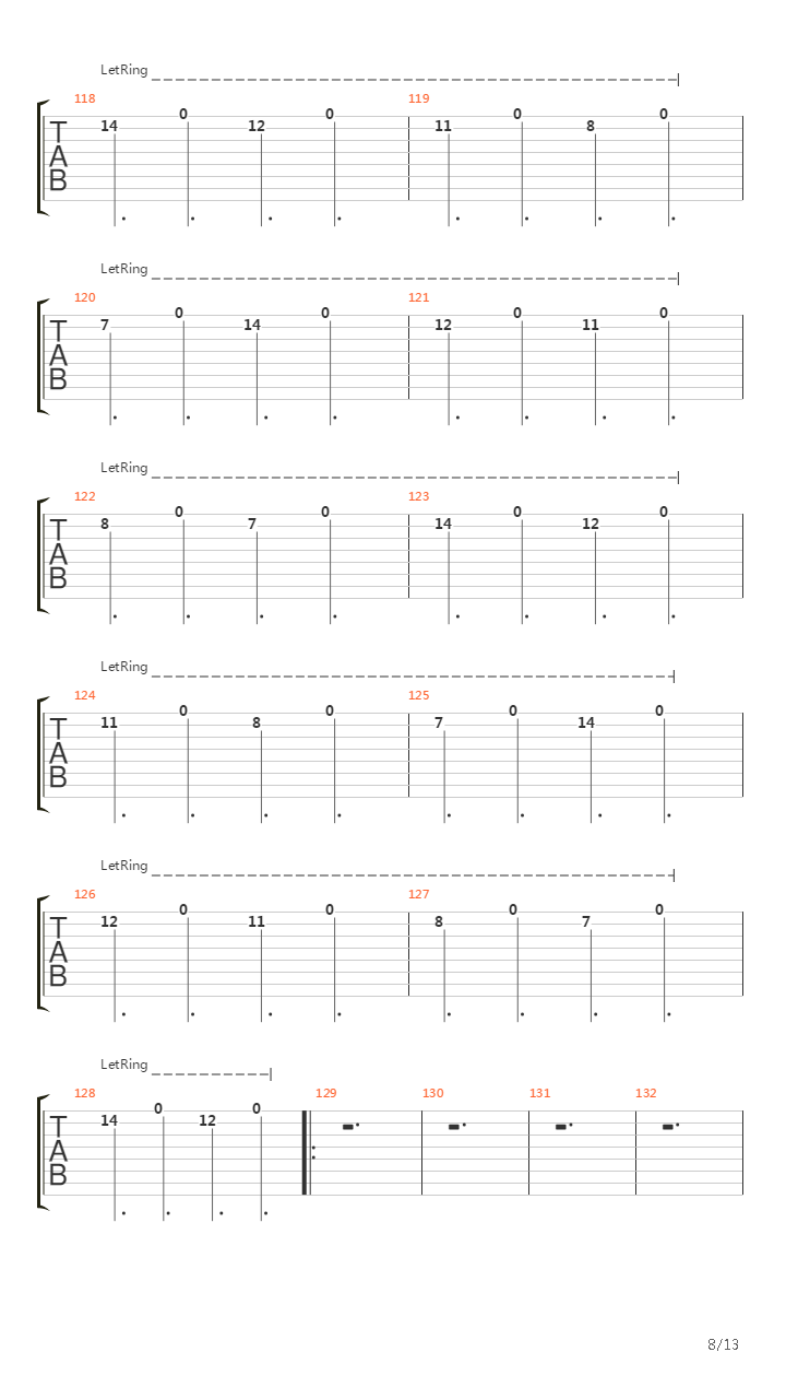 Dancers To A Discordant System吉他谱