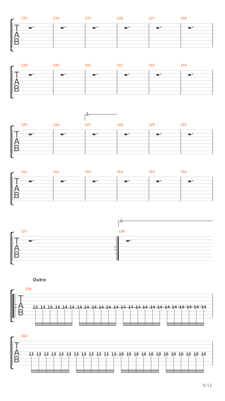 Dancers To A Discordant System吉他谱