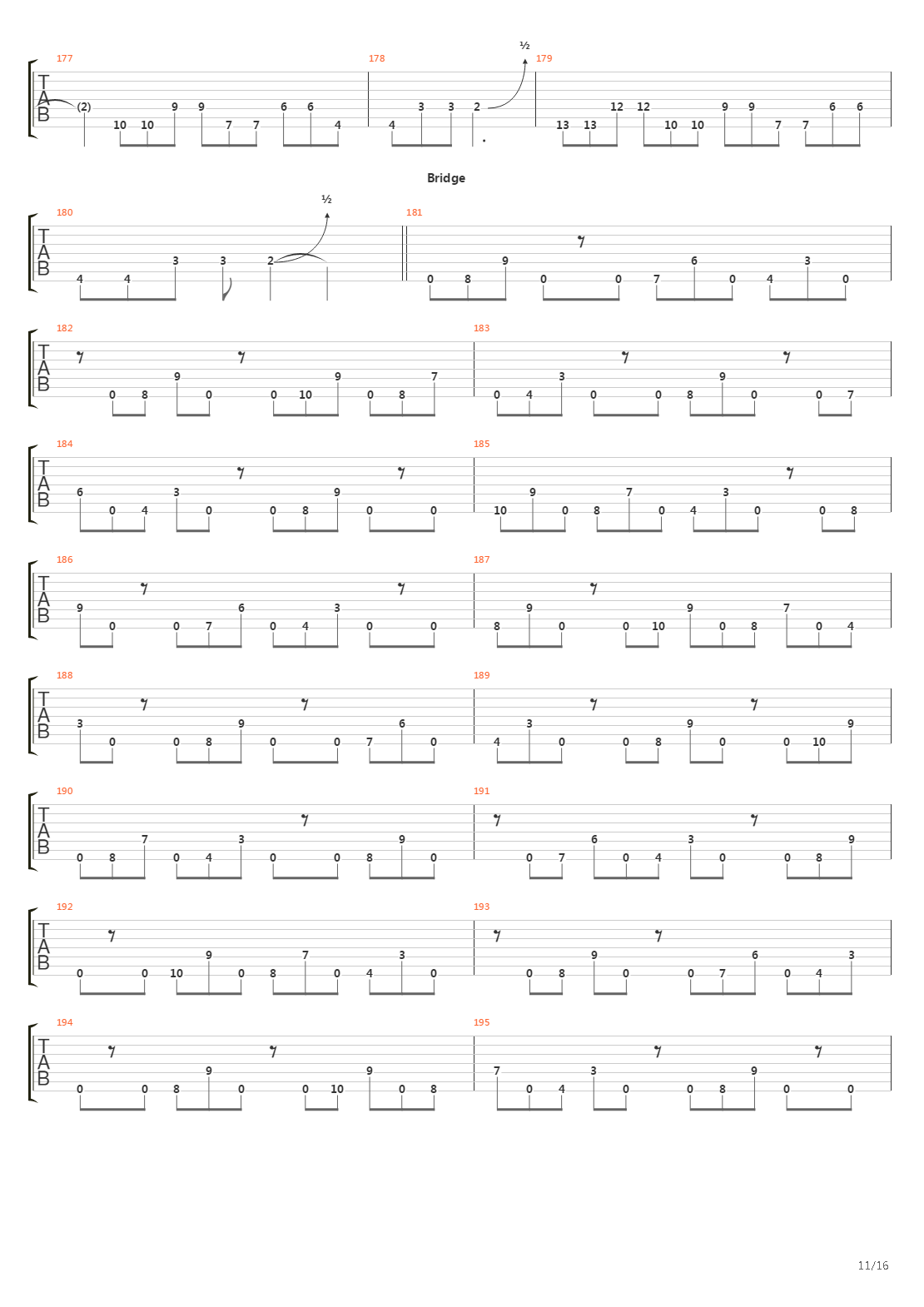 Dancers To A Discordant System吉他谱