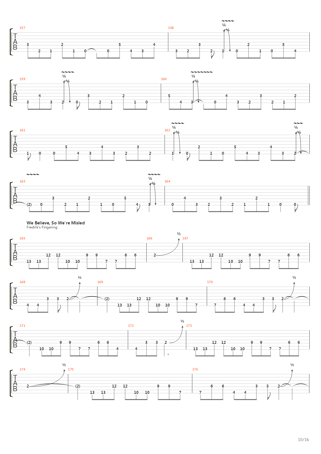 Dancers To A Discordant System吉他谱