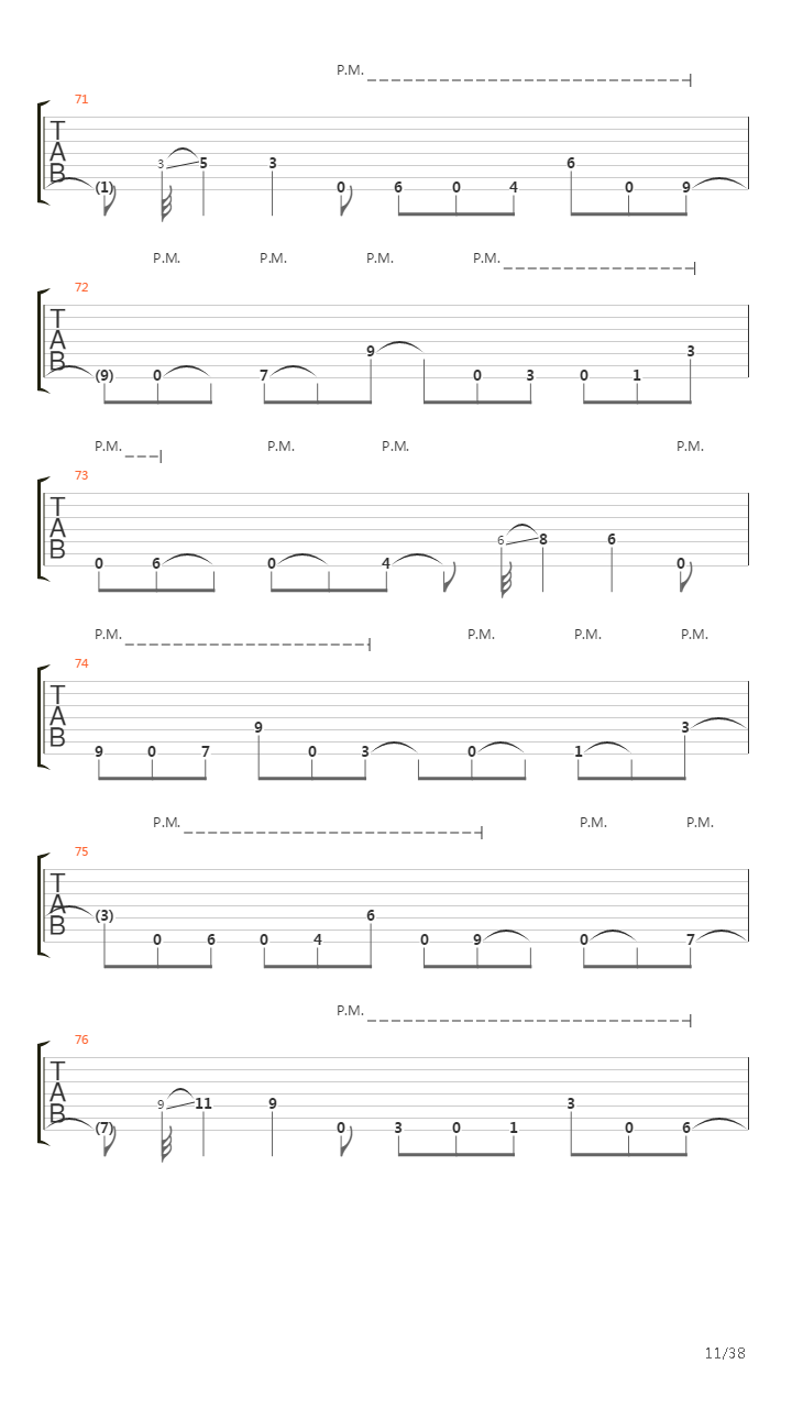 Dancers To A Discordant System吉他谱