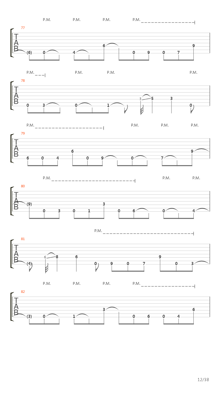 Dancers To A Discordant System吉他谱