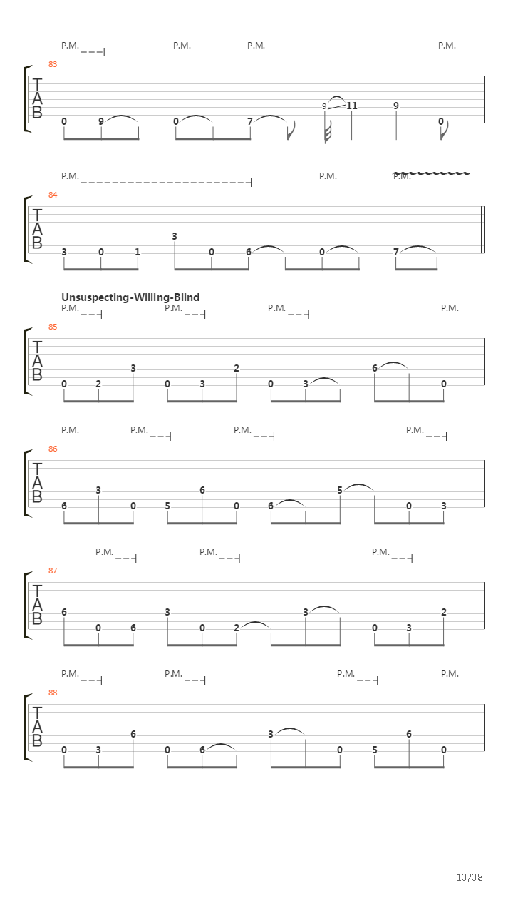 Dancers To A Discordant System吉他谱