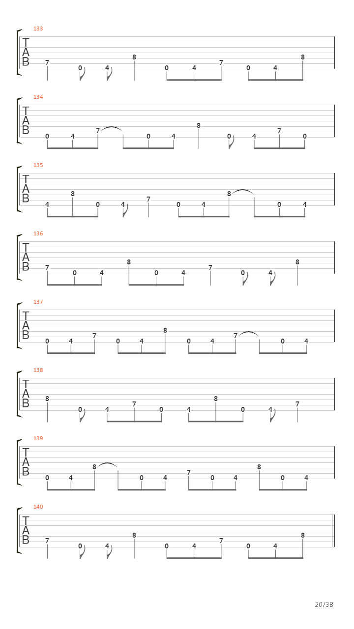 Dancers To A Discordant System吉他谱